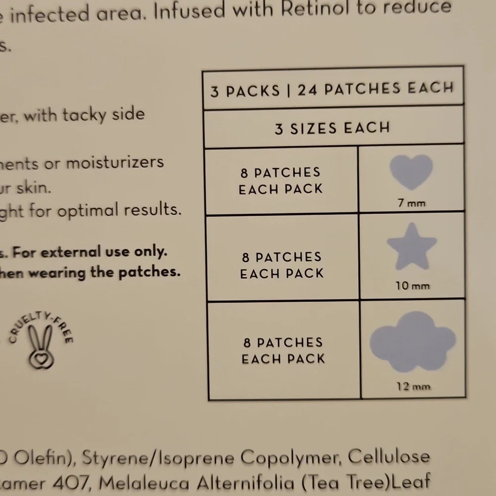 The Crème Shop Dreamy Skin Blemish Patches 72 Count Masks - Picture 9 of 9